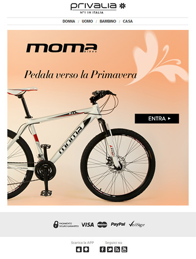 Portfolio Direct Email marketing categoria Varie: Viaggi, Tecnologia,  Oggettistica, Abbigliamento Moto, Cosmetica. Direct Email Marketing Design,  Marketing Creativo, Comunicazione brand Scarpe.