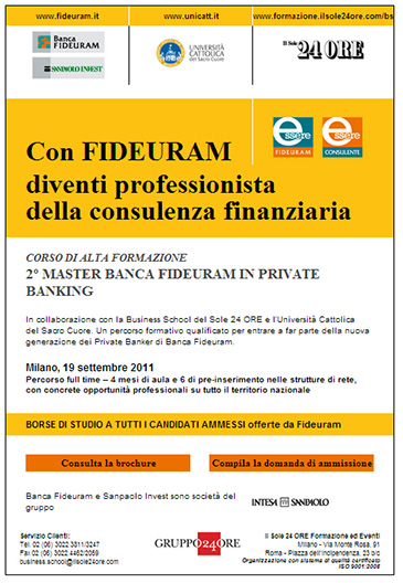 Dem Fideuram Sole24 Ore